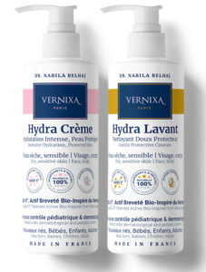 Duo Hydratation Vernixa, avec Hydra Lavant et Hydra Creme